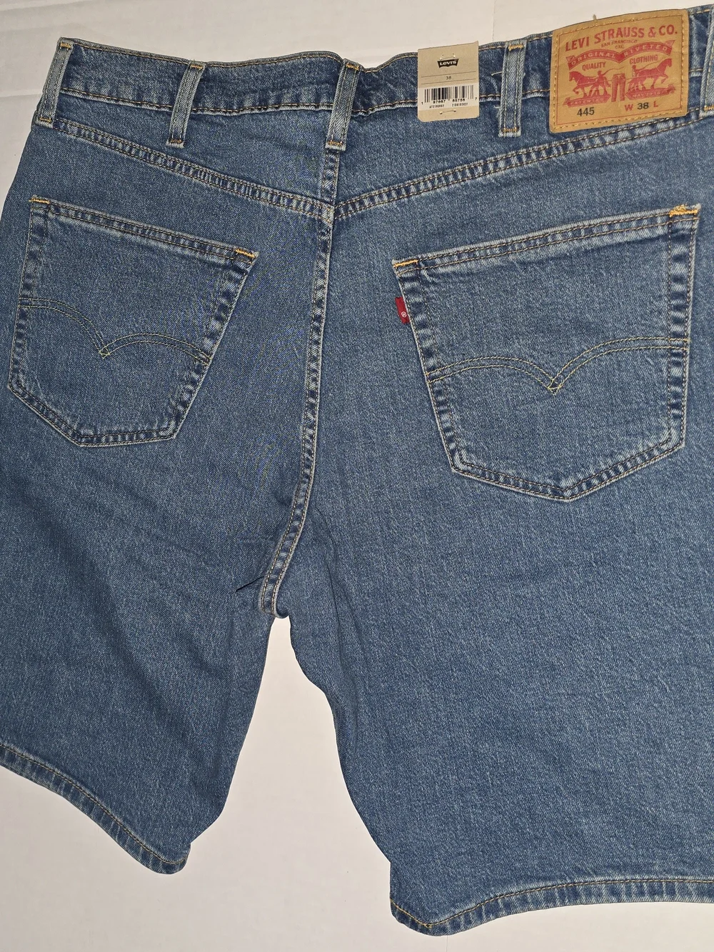 Levi's Men's Blue Denim 445 Shorts Size 38 NWT
